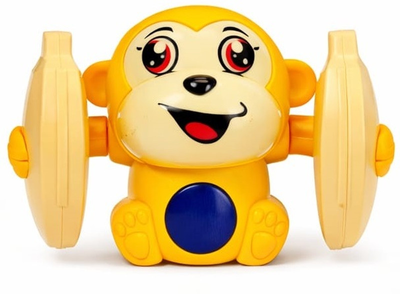 RUDRASA Kids Musical Monkey Toy with Sound & Light–Dancing Animal Toy for kids(Yellow)