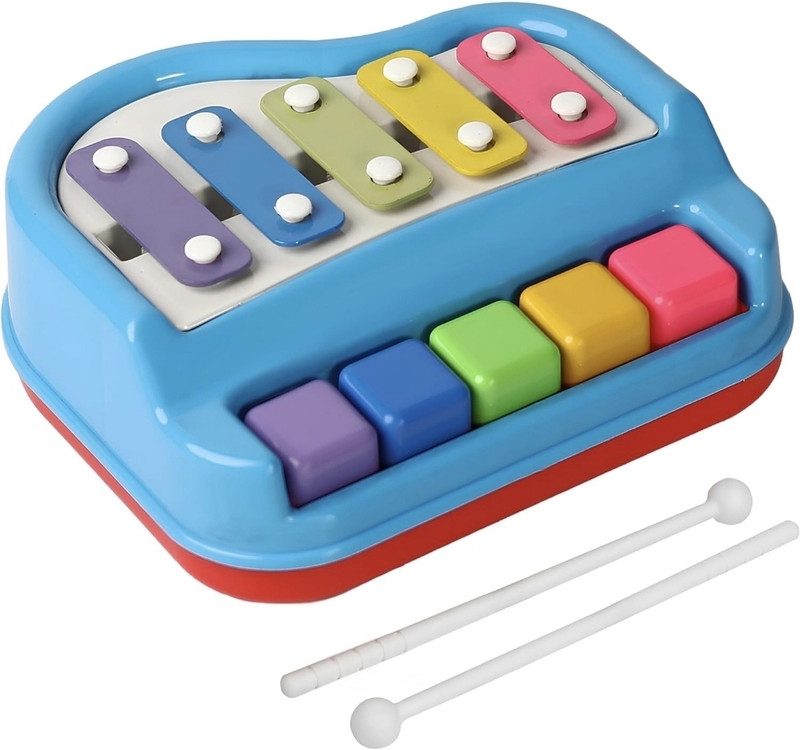 Anmolg 2 in 1 Multicolor Key in Clear & Crisp Tones | Piano & Xylophone(Multicolor)