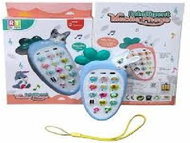 Glimring Mobile Toy with Music, Ringtones, Lights Intelligent Baby Cell (Multicolor)(Multicolor)