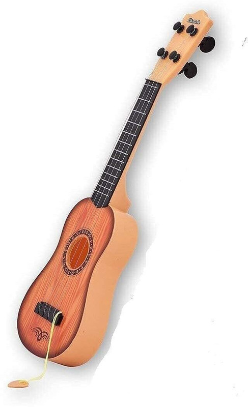 GOSHOPPE ENTERPRISES 4-String Acoustic Guitar Learning Kids Toy, 22" (Assorted Color)(Multicolor)