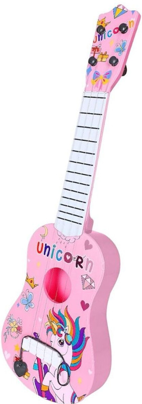 Kmc kidoz Learning Guitar Toy for Kids , Musical Instrument(Multicolor)