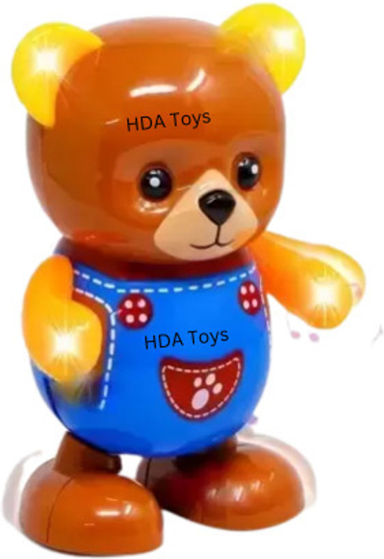 Adhira Toys Musical Dancing Bear Toy(Multicolor)