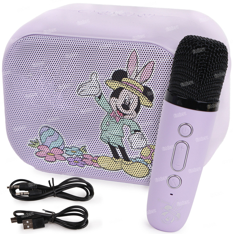 FIDDLERZ Karaoke Machine with Microphone Portable Bluetooth Speaker, Singing Karaoke Toy(Multicolor)