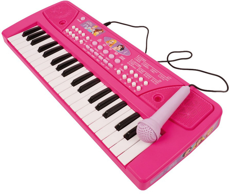 Kriiddaank Princess Keyboard Piano- 37 Keys|37 Scale Organ Keys,8 Rhythms,8 Instrument(Multicolor)