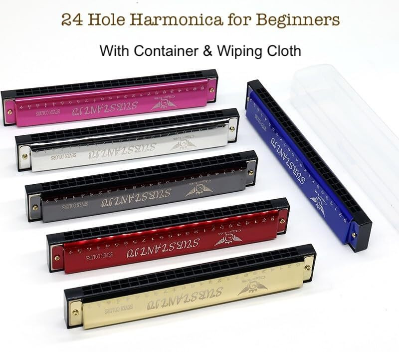 BEAUTYKINGDOM Beauty Hub Mouth Organ Harmonica For Starters.(Pack Of 1)(Multicolor)