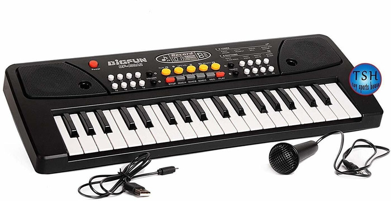 SALEOFF SALEOFF5197_@_1179 Bigfun 37 Keys Kids Piano Keyboard | Piano For Kids With Microphone346 Analog Digital Piano(44 Keys)