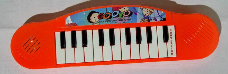 KRISHIVALAYA Mini Keyboard Piano Toy for Kids(Orange)