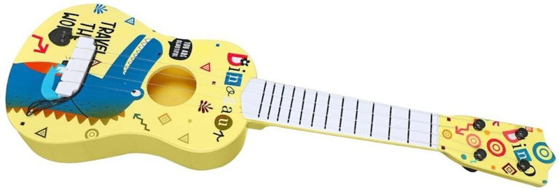 GOSHOPPE ENTERPRISES New Guitar Toy 4 Strings Early Educational Instruments for kids(Multicolor)