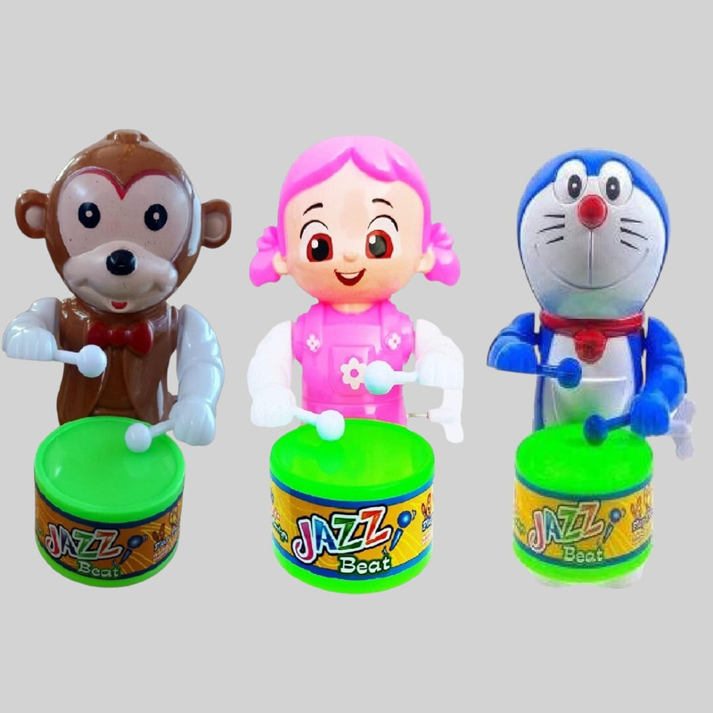 S.T.S ENTERPRISES Toys monkey baby doraToys for Kids Key-Operated Toy for Baby with Drum(Multi)(Multicolor)