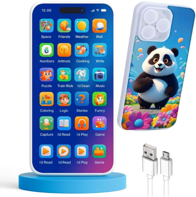 RISHI QUALITY Phone Educational Learning Toy For Kids, 28 Functions.(Multicolor)