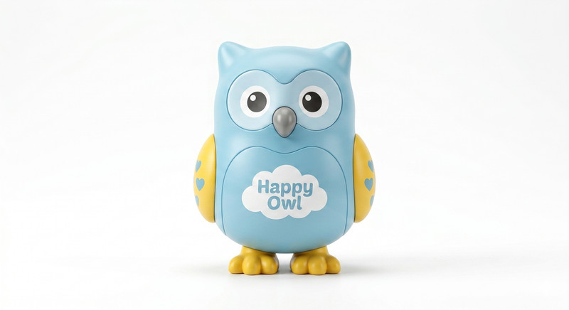 DEXFILL Happy Owl Wobble Toy for Kids | Cute Cartoon Owl Toy(Multicolor)
