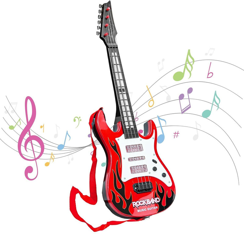 RUMQOL Rockband Guitar(Red)
