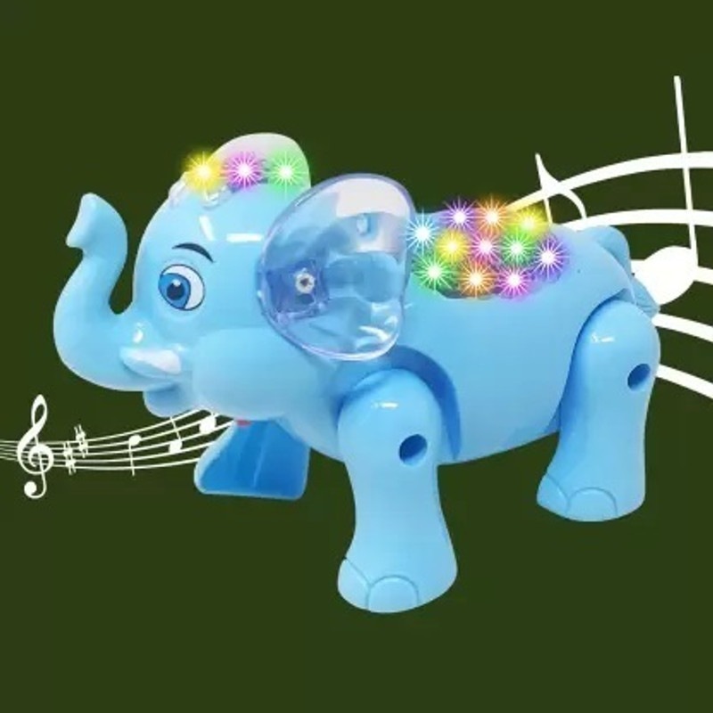 HouseOfCommon Claver Elephent Musical TOys(Multicolor)