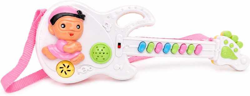 Neelkanth Toys Guitar For Kids(White)
