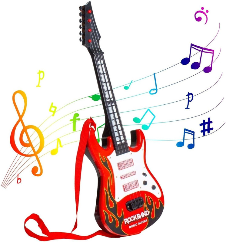 KidsCorner Battery Operated Lights Rock Band for Kids | Musical Instrument Boys(Multicolor)