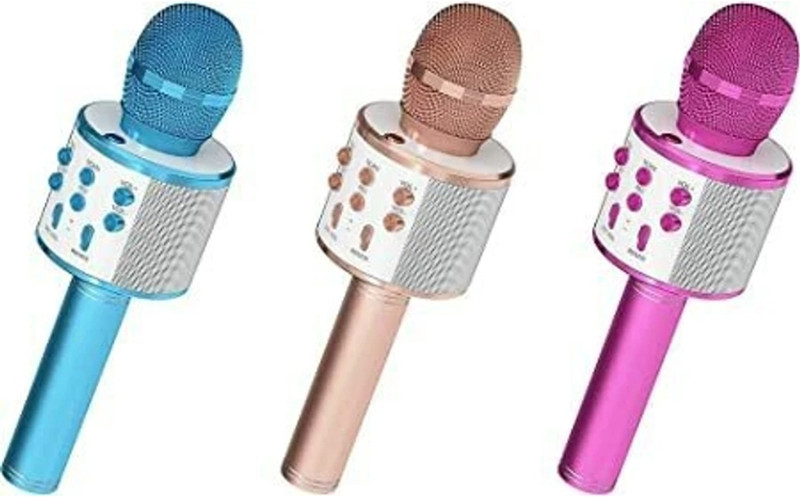 SJVJ wireless microphone speaker for kids multicolour(Multicolor)