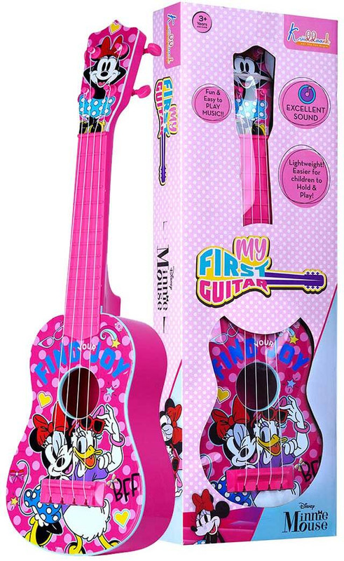 Kriiddaank Spiderman Guitar (Big) - Adjustable String Tensions, Fingerstyle Tab, Pick(Multicolor)