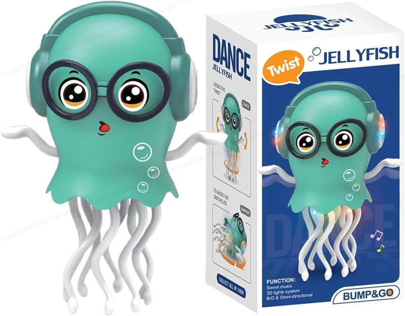 Nihank Musical Dancing Jellyfish Toy(Multicolor)
