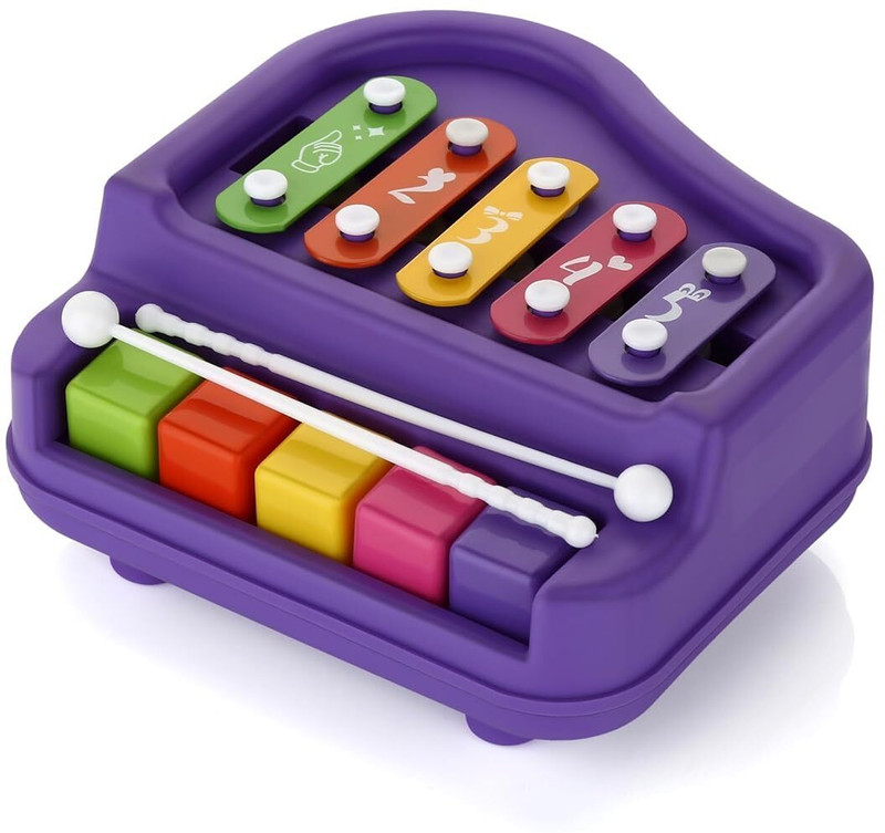 DRUMSTONE 2In1 Baby Piano Toy – Musical Fun & Learning(Multicolor)
