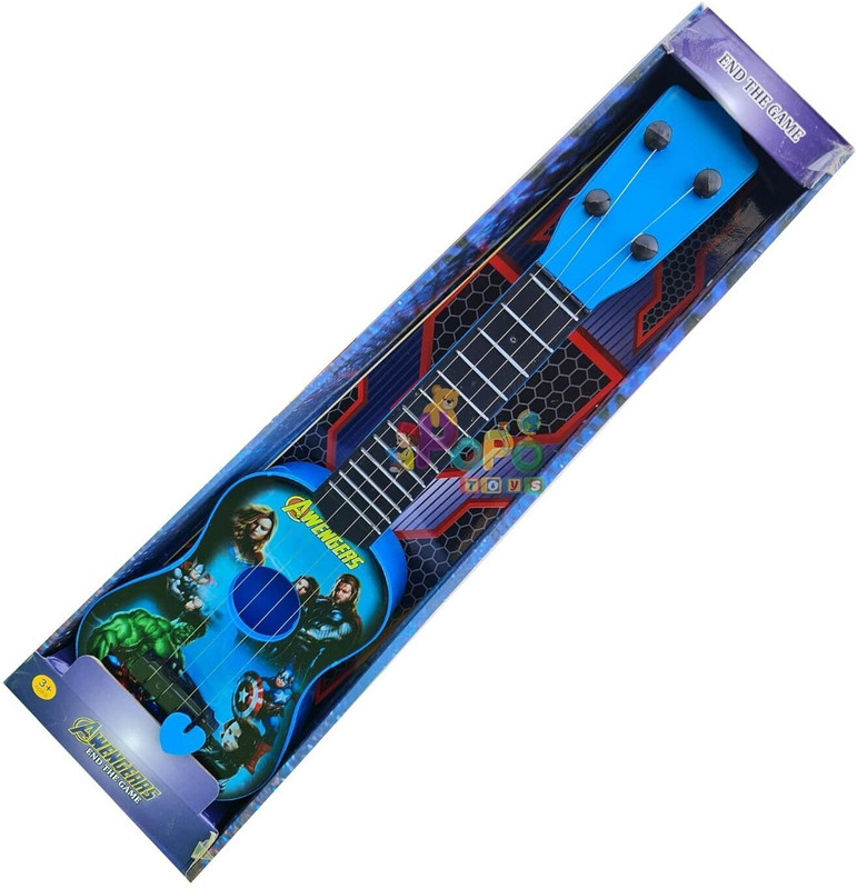 GOSHOPPE ENTERPRISES Printed Mini Musical Guitar Instruments for Kids || Learning Toys(Multicolor)