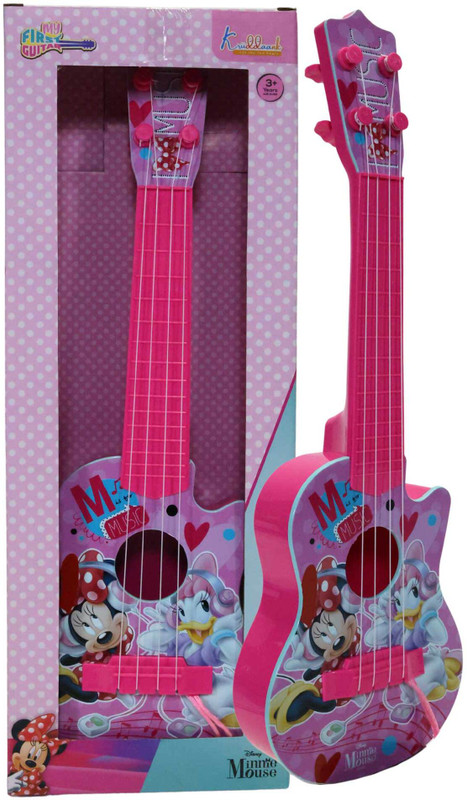 Kriiddaank Minnie Mouse Theme Guitar (Small) - Battery-Powered with Interactive Sounds, B(Multicolor)