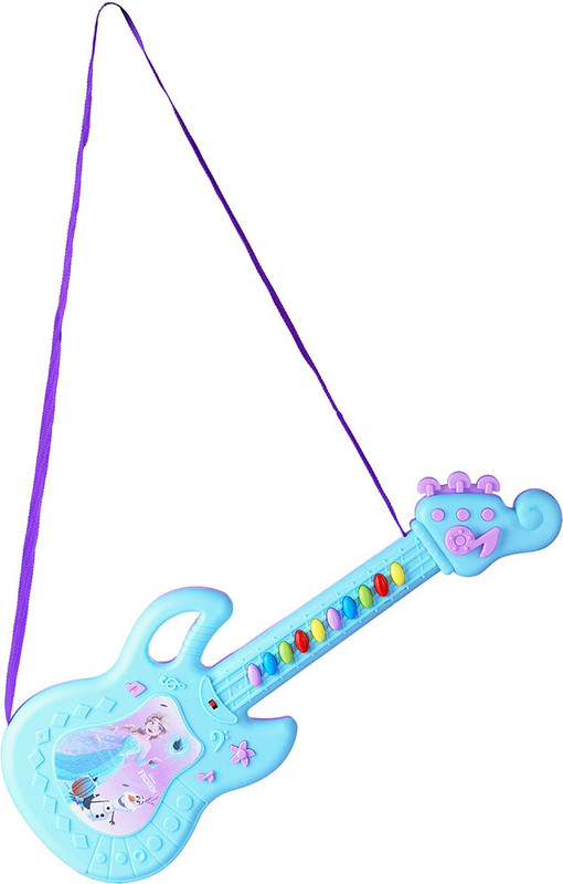 Kriiddaank Frozen Theme Musical Guitar - Elsa & Anna Toy with Lights & Sound for Kids(Multicolor)