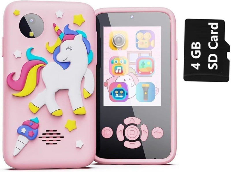 MY BABY LOVE A PERFECT CARE Kids Smart Phone Touchscreen Mobile Dual Camera With 4gb Memory Card(Green)