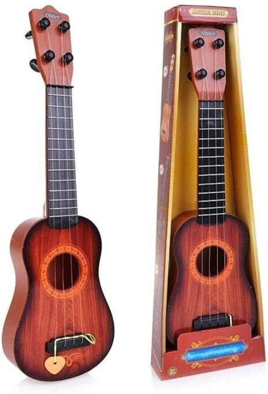 Kavya Enterprises Kids 4 String Musical Guitar Classical Series Guitar Musical Instrument(Brown)