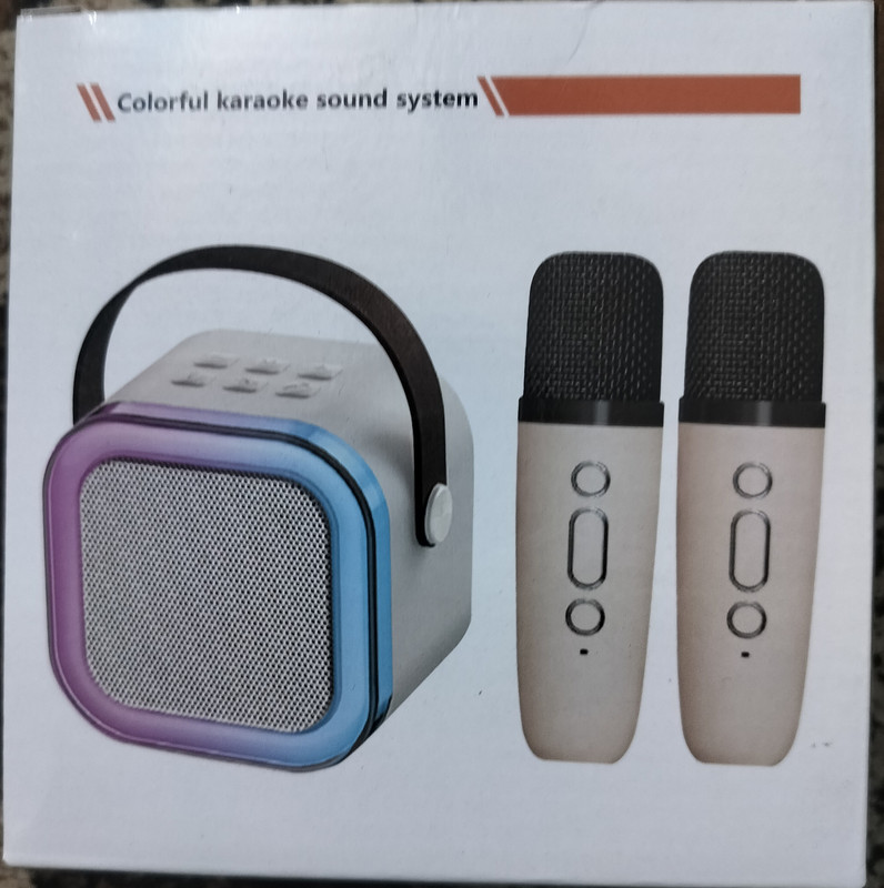 K.D Tinytots Colorful karaoke sound system(Multicolor)