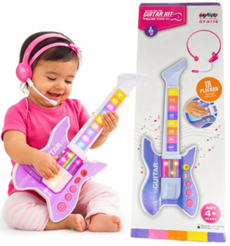 HornFlow Musical Instrument with Sensor Strings(Pink)