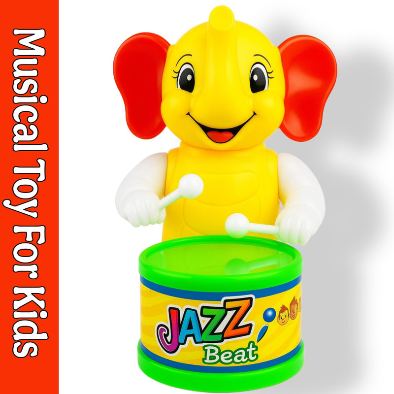 as enterprise Elephant ORIGINAL JAZZ DRUM SET FOR KIDS(Multicolor)