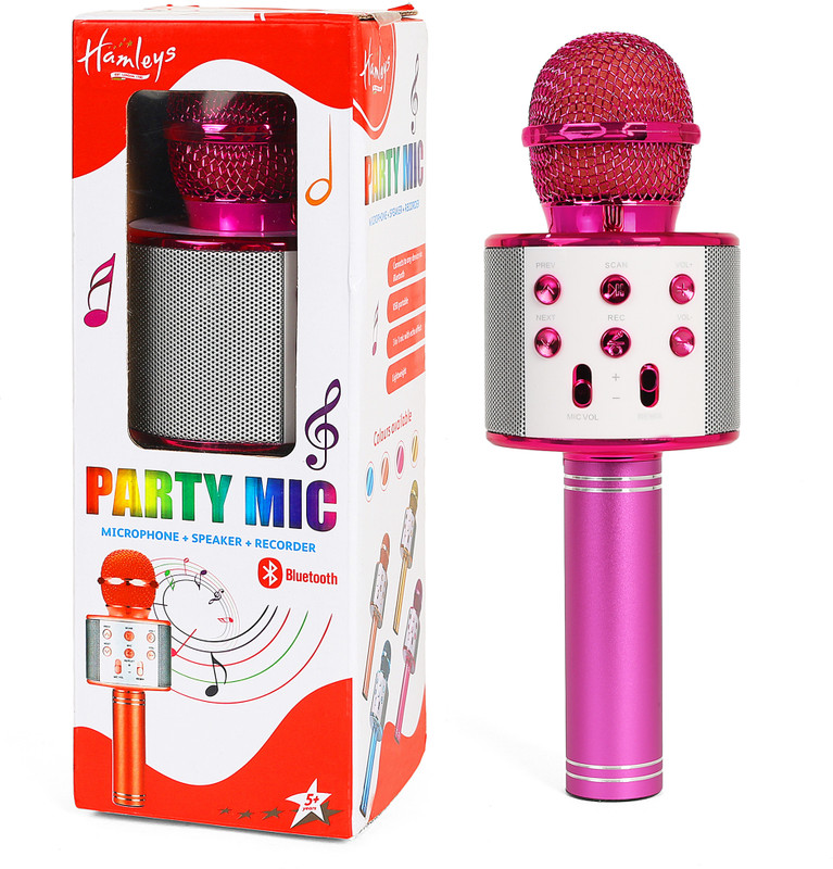 Hamleys Party Mic For 5 Years+ Kids(Pink)