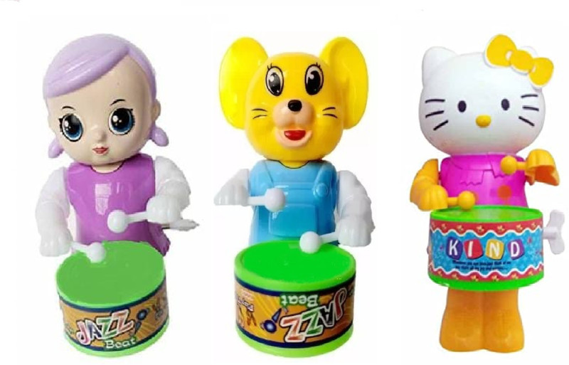PRVPASHION Elephant,Drummer Toy & Dancing Action With Drumming for Kids- Multi Color(Multicolor)