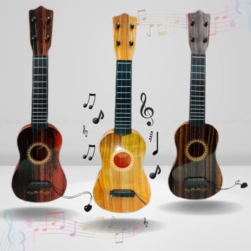RIGHT SEARCH New Guitar Wooden Classic Design Toy for Kids(Brown)