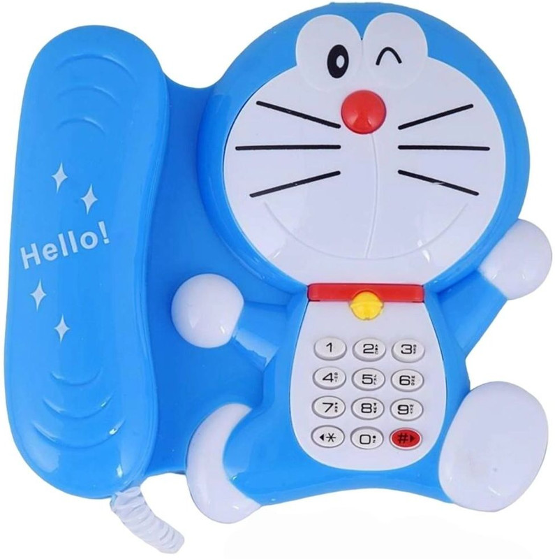 DIGSMORDEN Cartoon Character Toy Telephone(Blue)