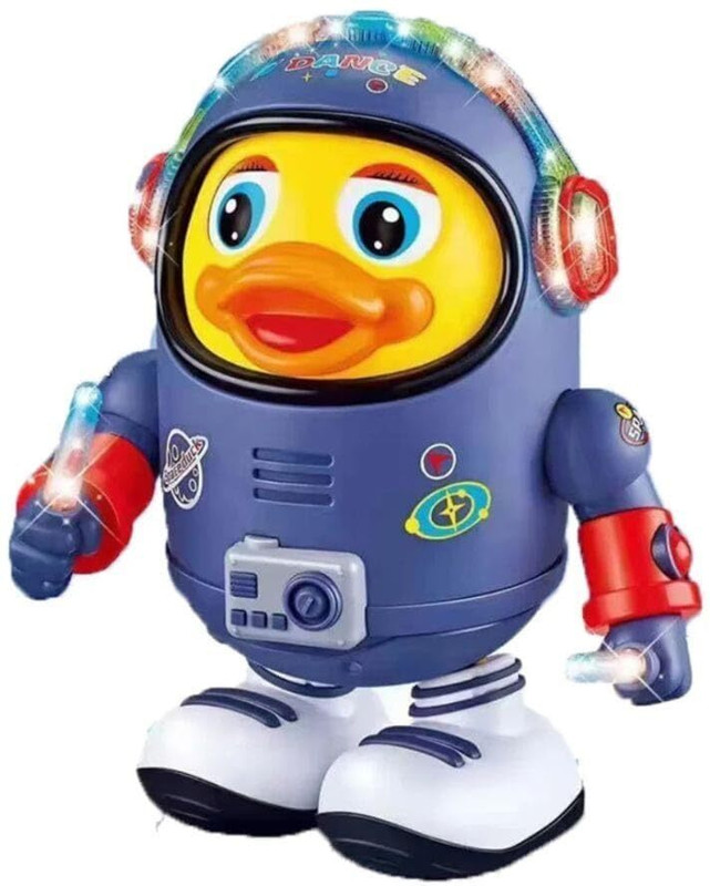 WAKTORO Dancing Space Duck Toy with Vibrant Light Effect & Musial Sound Toys(Multicolor)