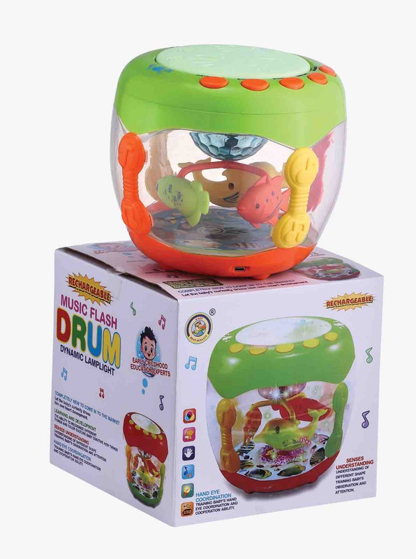 h.b.fashion Music flash drum(Multicolor)