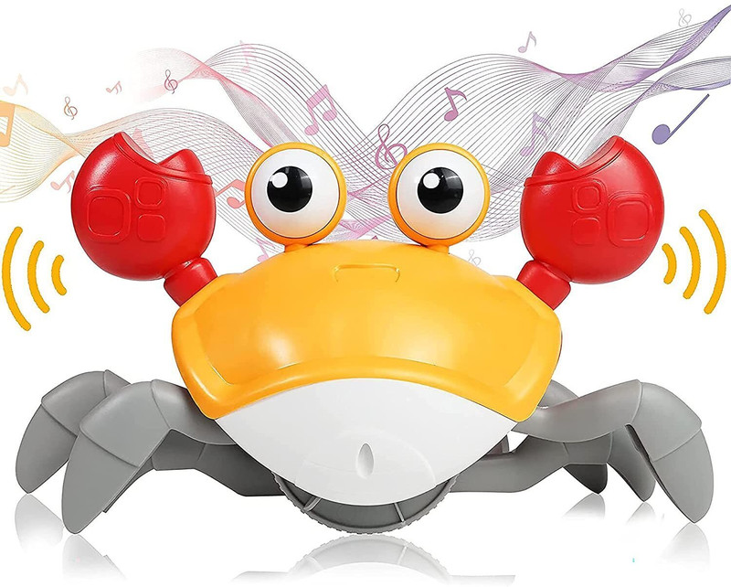 Tinywonders Crawling Crab Baby Musical Kids Toy(Multicolor)