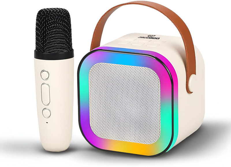 METRIVA_TECH Portable Bluetooth Karaoke Speaker for Kids with Wireless Microphone Music Party(Multicolor)