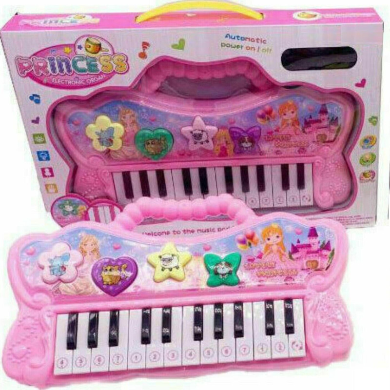 Dherik Tradworld Piano That Plays and Makes Animal Sounds, it Works with Electricity(Multicolor)