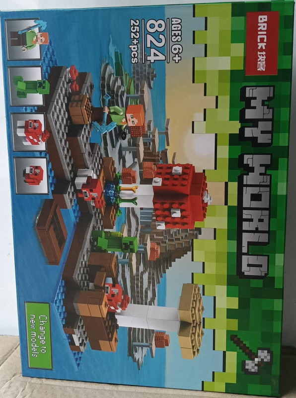 Tgame My World Change to New Modles( Set no. 824)(Multicolor)