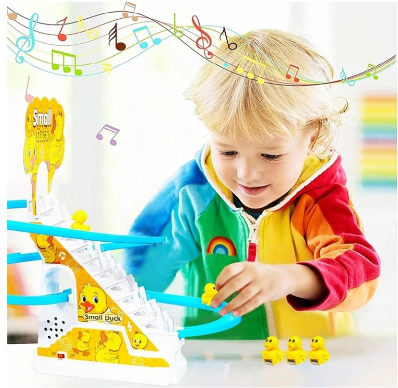 satroopaa Stair Climbing Mini Duck Toy(Multicolor)