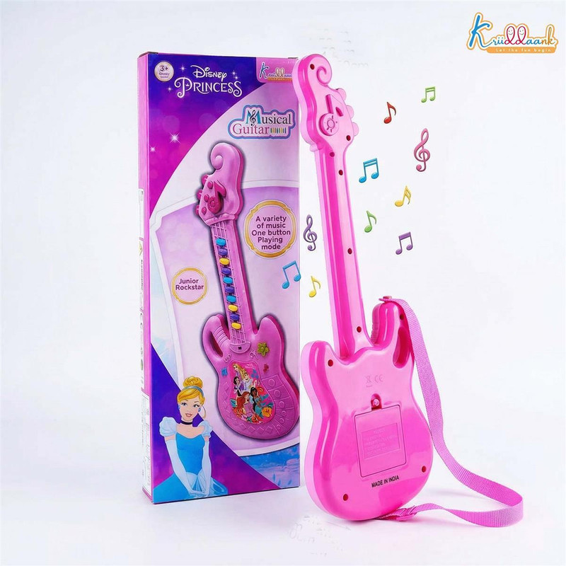 Disney Babies Musical Toy Guitar with Karaoke & Lights(Pink)