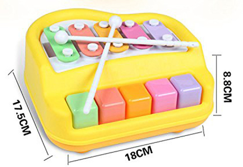 Nafhotoz Piano, Non Toxic, Non-Battery, Assorted Color(Multicolor)