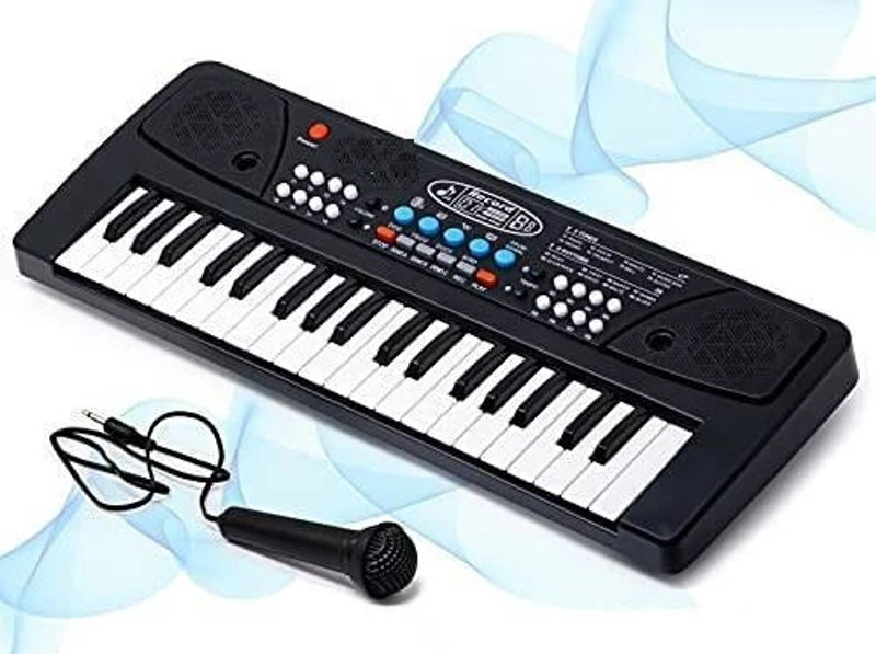 KELOSK 37 Key Electronic Piano Keyboard Musical Toy for Kids Educational Musical Toys(Black)