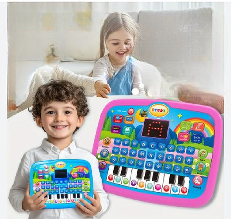KinderTales Toy for Kids with LED Display, Sound(IND*9033674) and Piano(Multicolor)