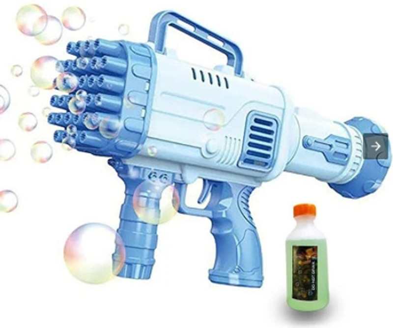 Pepstter Hole Electric Rocket Bubbles Gun for Toddlers(Multicolor)