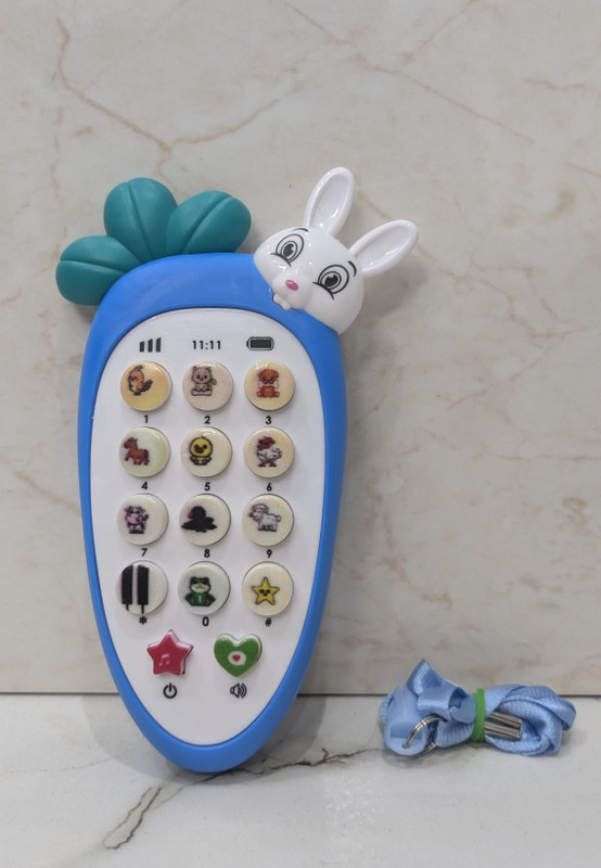 Kavya Enterprises Carrot Tune Melody Phone(Blue)