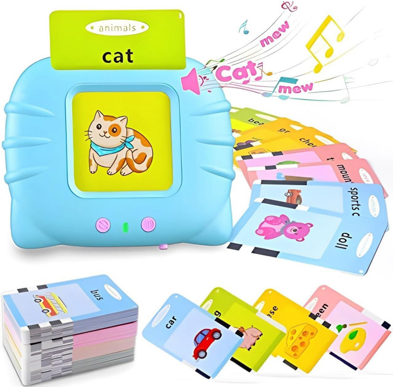 Jayaansh Traders Cards Talking Flash Cards For Toddlers 2-4 Educational Toys..(Multicolor)