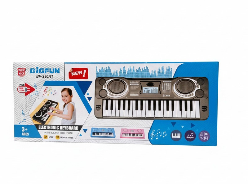 Kmc kidoz Mini 37 Keys Electronic Musical Toy Piano for Children(Multicolor)
